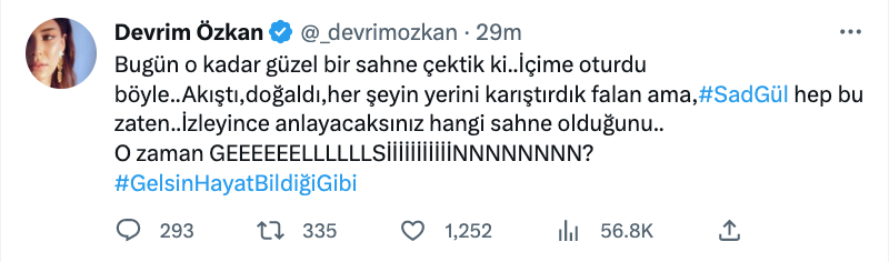 devrim ozkan dan carpici gelsin hayat bildigi gibi paylasimi